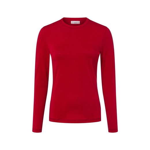 Marc O'Polo Denim Damska koszulka z długim rękawem Kobiety Bawełna czerwony jednolity ze sklepu vangraaf w kategorii Bluzki damskie - zdjęcie 187680174