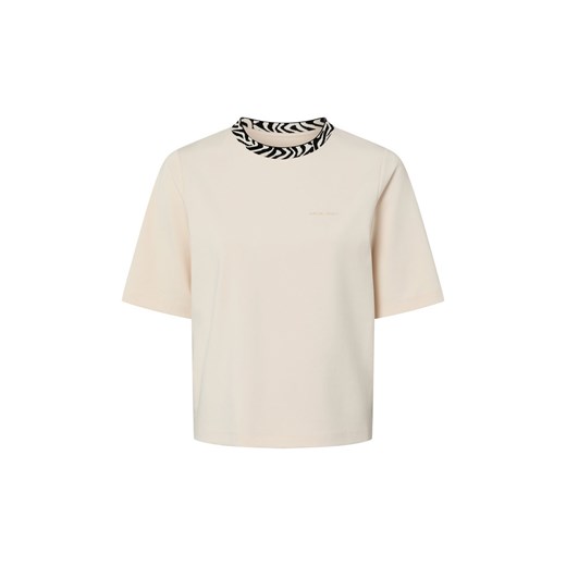 Marc Cain Koszulka damska Kobiety Bawełna piaskowy jednolity ze sklepu vangraaf w kategorii Bluzki damskie - zdjęcie 187680200