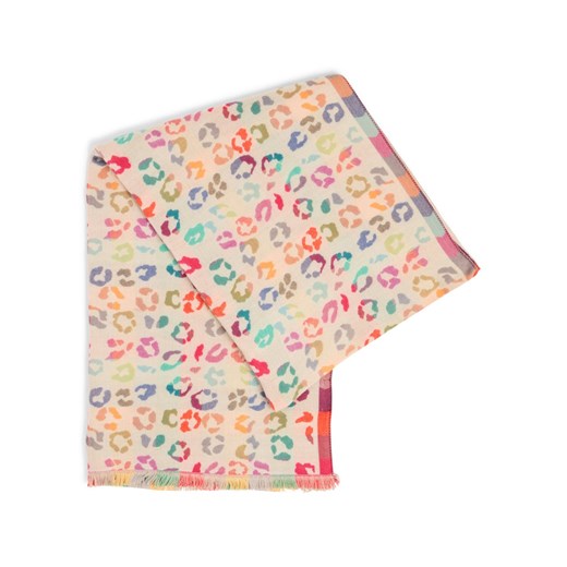 Marie Lund Szalik damski Kobiety wiskoza beżowy wzorzysty ze sklepu vangraaf w kategorii Szaliki i chusty damskie - zdjęcie 187680243