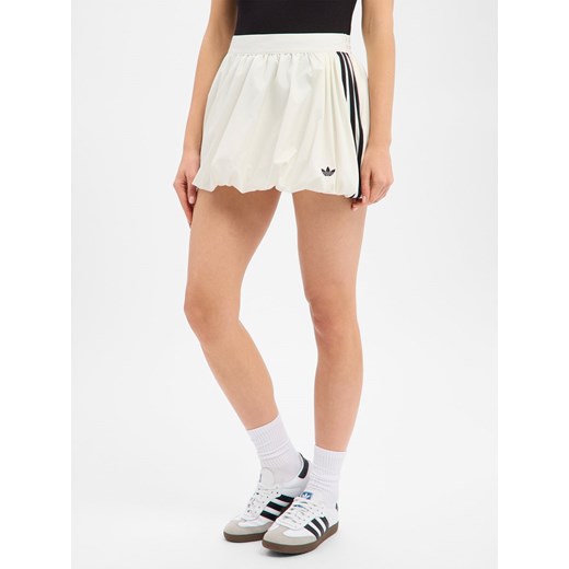 adidas Originals Damska spódnica mini Kobiety écru jednolity ze sklepu vangraaf w kategorii Spódnice - zdjęcie 187680260