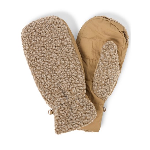 american vintage Rękawiczki Kobiety taupe jednolity ze sklepu vangraaf w kategorii Rękawiczki damskie - zdjęcie 187680263