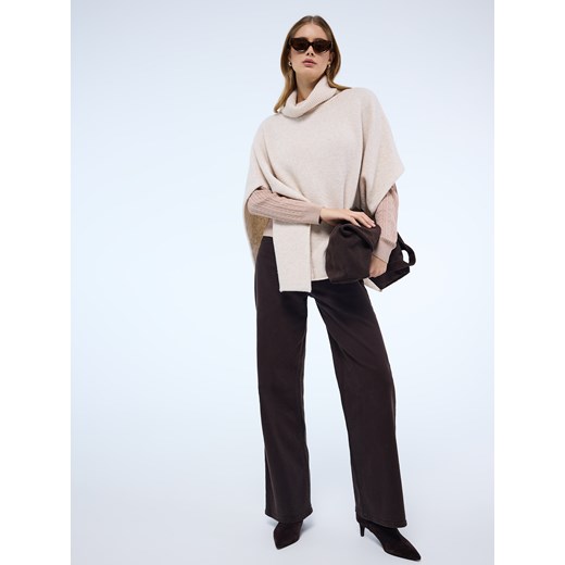 Mohito - Ponczo - beżowy ze sklepu Mohito w kategorii Poncza - zdjęcie 187680382