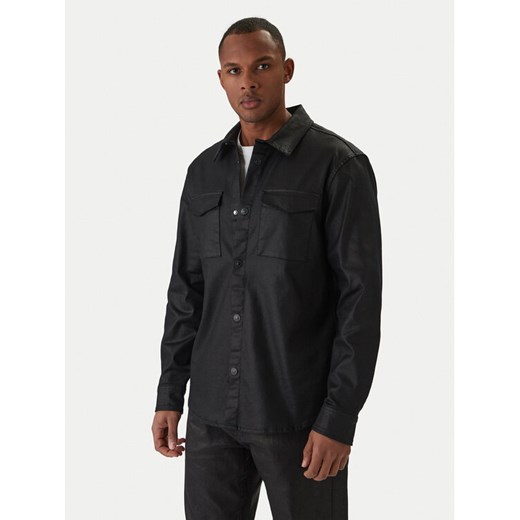 Guess Koszula jeansowa M6RH75 D6480 Czarny Regular Fit ze sklepu MODIVO w kategorii Koszule męskie - zdjęcie 187681031