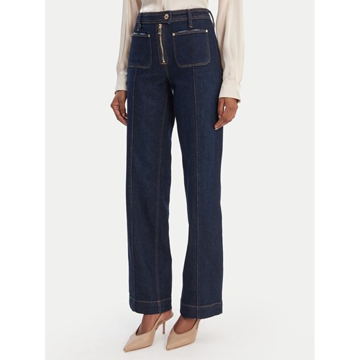 Guess Jeansy W6RA3F D6881 Granatowy Regular Fit ze sklepu MODIVO w kategorii Jeansy damskie - zdjęcie 187681093