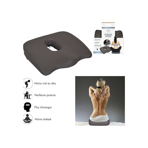 The Concept Factory Poduszka w kolorze antracytowym - 42 x 8 x 37 cm ze sklepu Limango Polska w kategorii Poduszki dekoracyjne - zdjęcie 187683090