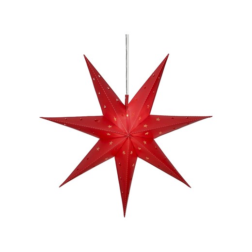 Best Season Lampa wisząca LED &quot;Alice&quot; w kolorze czerwonym - Ø 60 cm ze sklepu Limango Polska w kategorii Dekoracje bożonarodzeniowe - zdjęcie 187683100