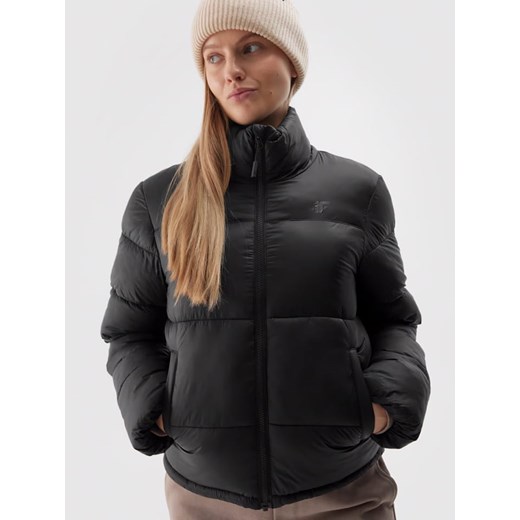 4F Kurtka puchowa w kolorze czarnym ze sklepu Limango Polska w kategorii Kurtki damskie - zdjęcie 187683323
