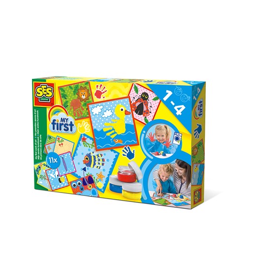 SES Farby &quot;MyFirst&quot; do malowania palcami - 12 m+ ze sklepu Limango Polska w kategorii Zabawki - zdjęcie 187683434