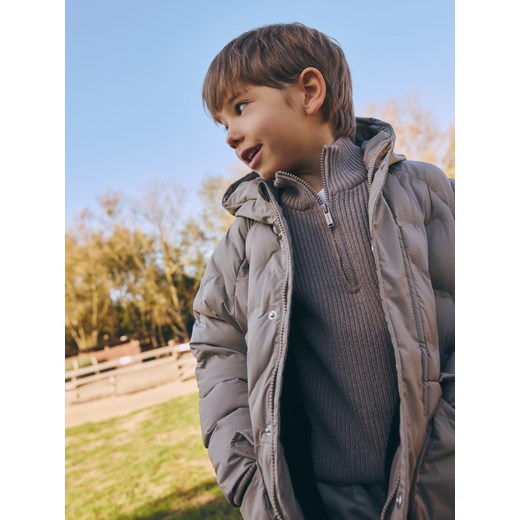 Reserved - Sweter z wiskozą - oliwkowy ze sklepu Reserved w kategorii Swetry chłopięce - zdjęcie 187684400