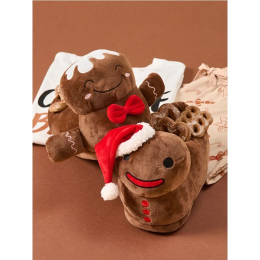 Sinsay - Kapcie z motywem świątecznym - wielobarwny ze sklepu Sinsay w kategorii Kapcie męskie - zdjęcie 187685132