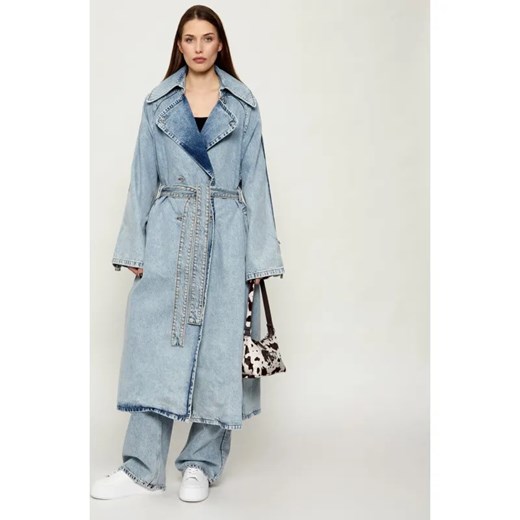 Hugo Blue Jeansowy płaszcz Garena_3_B ze sklepu Gomez Fashion Store w kategorii Płaszcze damskie - zdjęcie 187685974
