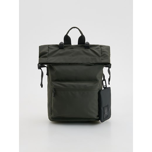 Reserved - Plecak z rolowanym zapięciem - jasny zielony ze sklepu Reserved w kategorii Plecaki - zdjęcie 187686233