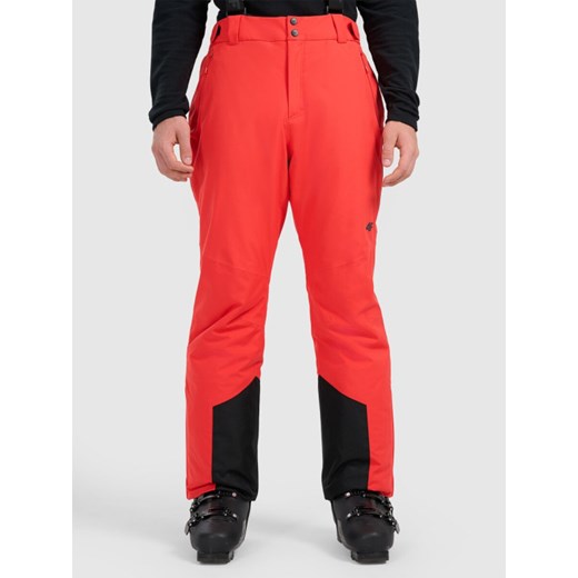 Męskie spodnie narciarskie 4F 4FWAW25TFTRM0928 - czerwone S Sportstylestory.com