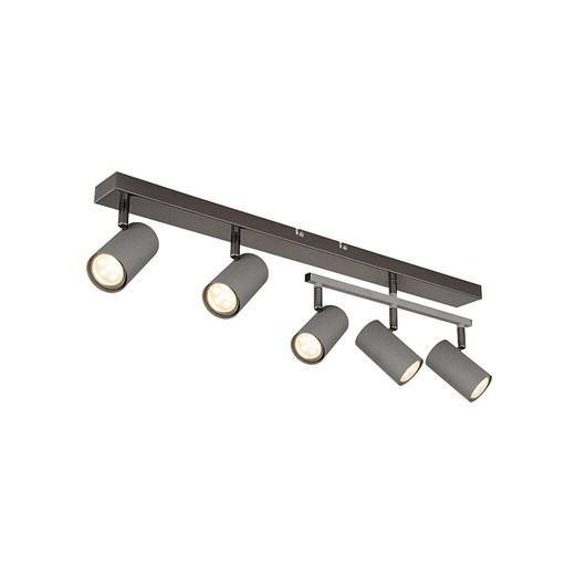 Globo lighting Lampa sufitowa &quot;Robby&quot; w kolorze czarno-szarym - 70 x 17 x 35 cm ze sklepu Limango Polska w kategorii Oświetlenie - zdjęcie 187687031