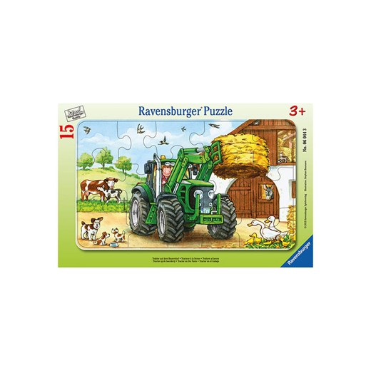 Ravensburger 15-częściowe puzzle &quot;Tractor on the farm&quot; - 3+ Ravensburger onesize Limango Polska wyprzedaż