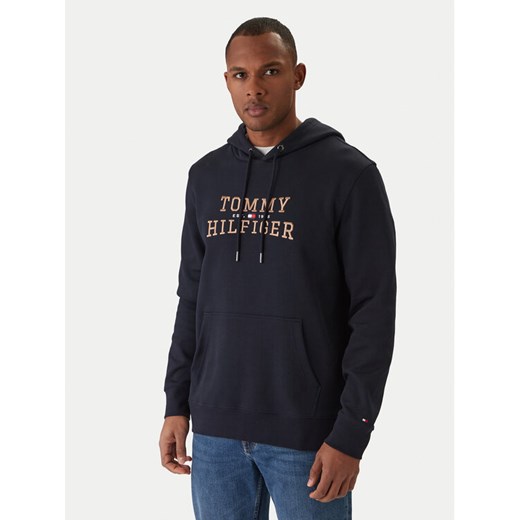 Tommy Hilfiger Bluza Icon Intechno MW0MW42528 Granatowy Regular Fit ze sklepu MODIVO w kategorii Bluzy męskie - zdjęcie 187687464