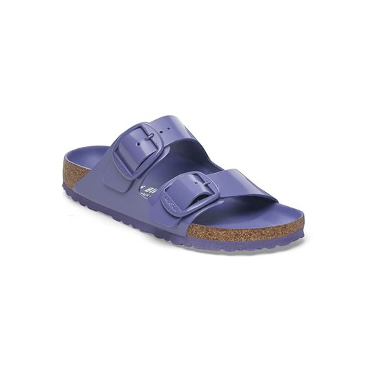 Birkenstock Skórzane klapki &quot;Arizona&quot; w kolorze fioletowym ze sklepu Limango Polska w kategorii Klapki damskie - zdjęcie 187688050
