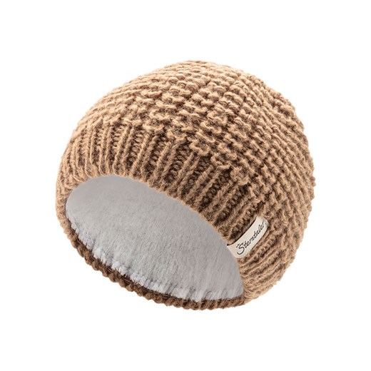 Sterntaler Czapka dzianinowa w kolorze jasnobrązowym ze sklepu Limango Polska w kategorii Czapki dziecięce - zdjęcie 187688211