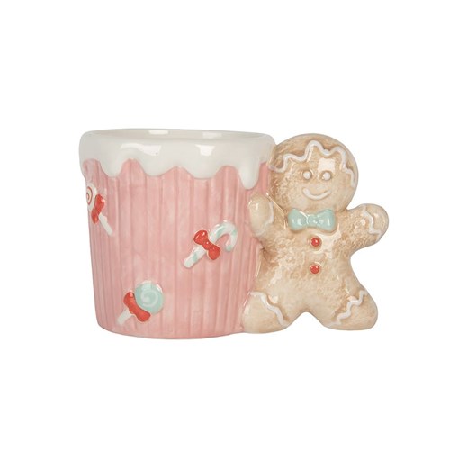 Clayre &amp; Eef Kubek w kolorze jasnoróżowym - 350 ml ze sklepu Limango Polska w kategorii Naczynia - zdjęcie 187688323