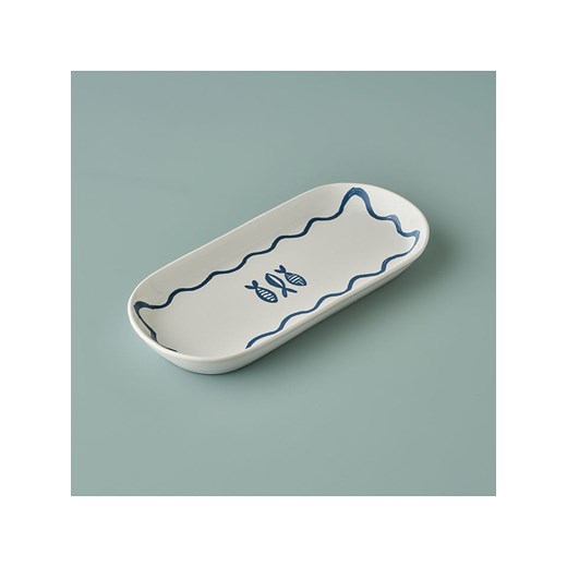 BELLA MAISON Półmisek &quot;Marine&quot; w kolorze biało-niebieskim ze sklepu Limango Polska w kategorii Misy i tace dekoracyjne - zdjęcie 187688710