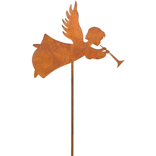 POSIWIO Dekoracja ogrodowa &quot;Angel&quot; w kolorze jasnobrązowym - 33 x 94 cm ze sklepu Limango Polska w kategorii Dekoracje i akcesoria ogrodowe - zdjęcie 187688880