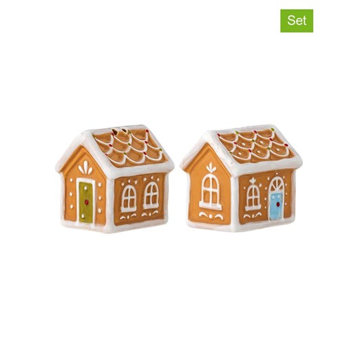 Bloomingville 2-częściowy zestaw w kolorze jasnobrązowym - 25 ml ze sklepu Limango Polska w kategorii Młynki do soli i pieprzu - zdjęcie 187688942