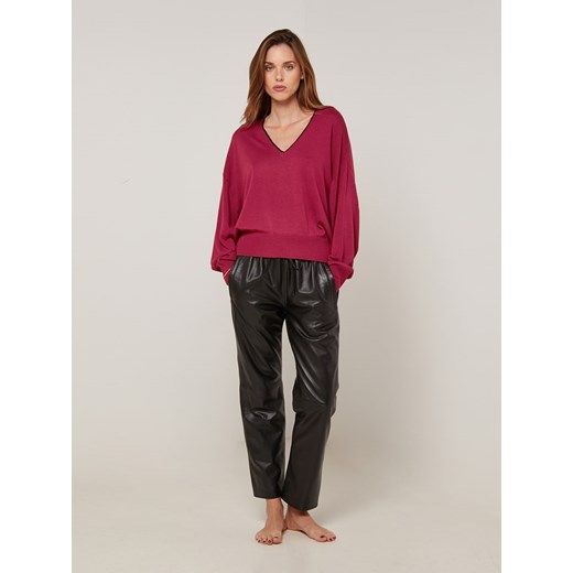 Rodier Sweter w kolorze bordowym Rodier XL Limango Polska wyprzedaż