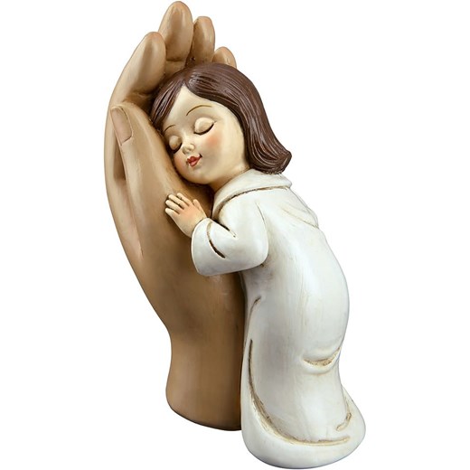 GILDE Figurka dekoracyjna w kolorze brązowo-białym - 9 x 12 x 5 cm ze sklepu Limango Polska w kategorii Dekoracje - zdjęcie 187689210