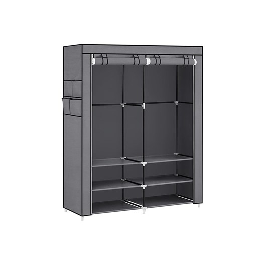 Songmics Szafa w kolorze szarym - 127 x 176 x 45 cm ze sklepu Limango Polska w kategorii Szafy - zdjęcie 187689231