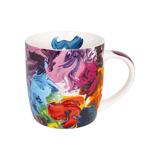 Könitz Kubek &quot;Oilpainting&quot; ze wzorem - 350 ml ze sklepu Limango Polska w kategorii Dzbanki i zaparzacze - zdjęcie 187689420