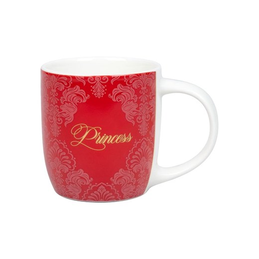 Könitz Kubek &quot;Princess&quot; w kolorze czerwono-białym - 230 ml ze sklepu Limango Polska w kategorii Dzbanki i zaparzacze - zdjęcie 187689424