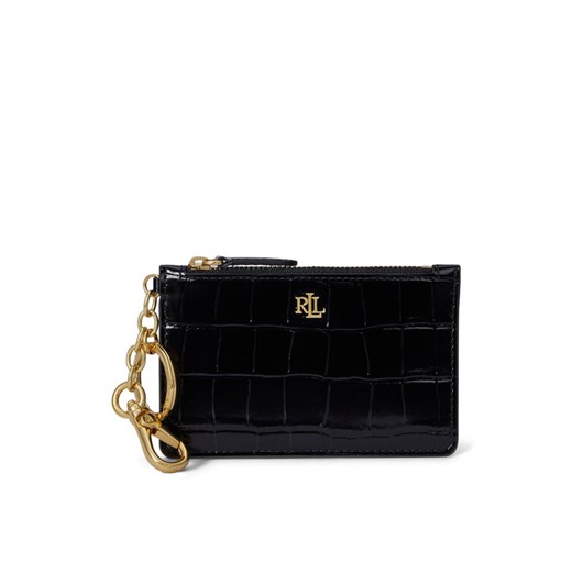 Bilonówka LAUREN RALPH LAUREN 432979863005 Czarny ze sklepu eobuwie.pl w kategorii Portfele damskie - zdjęcie 187689500