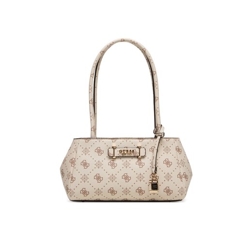 Torebka Guess Carrie Logo HWGP98 98080 Écru ze sklepu eobuwie.pl w kategorii Torebki bagietki - zdjęcie 187689532