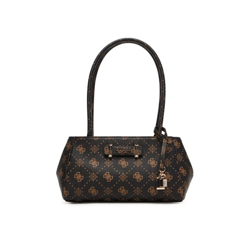 Torebka Guess Carrie Logo HWGP98 98080 Brązowy ze sklepu eobuwie.pl w kategorii Listonoszki - zdjęcie 187689564