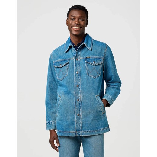 MESKA KURTKA JEANSOWA WRANGLER WRANGE JACKET IRON FORGE 112371445 ze sklepu YouNeedit.pl w kategorii Kurtki męskie - zdjęcie 187690834
