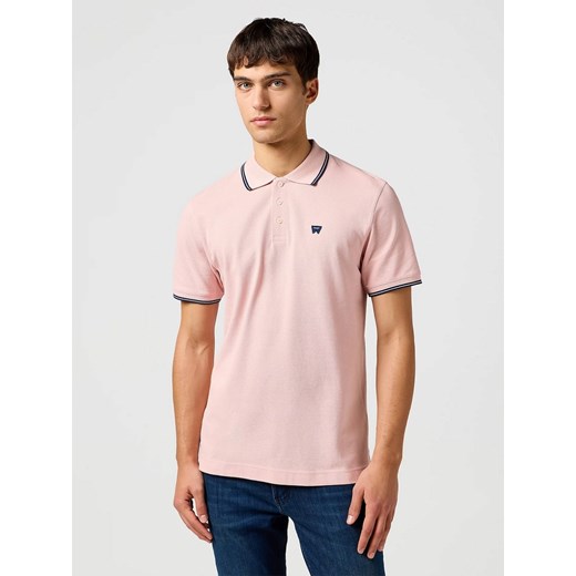 MESKA KOSZULKA WRANGLER POLO SHIRT SILVER PINK 112362688 ze sklepu YouNeedit.pl w kategorii T-shirty męskie - zdjęcie 187690961