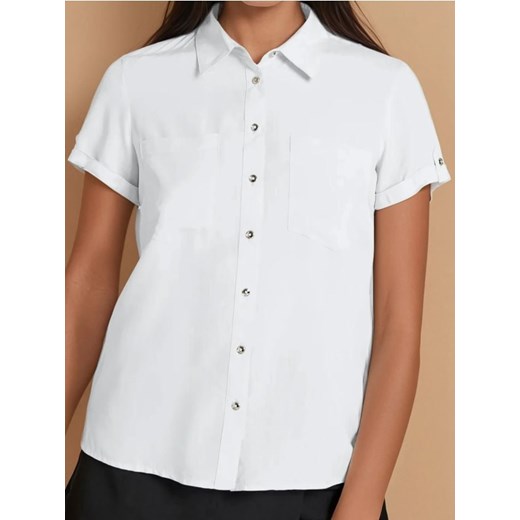 Sinsay - Wiskozowa koszula - biały Sinsay XXL okazyjna cena Sinsay