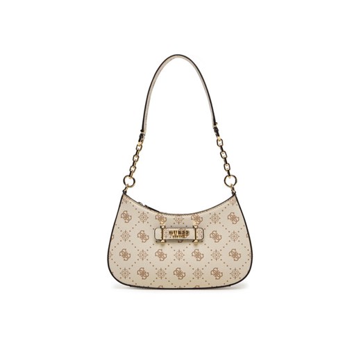 Guess Torebka Carrie Logo HWGP98 98180 Écru ze sklepu MODIVO w kategorii Listonoszki - zdjęcie 187692343