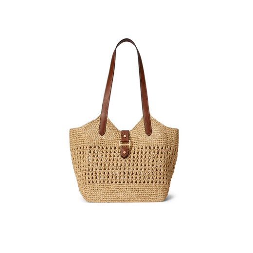 LAUREN RALPH LAUREN Torebka 431P03408001 Brązowy ze sklepu MODIVO w kategorii Torby Shopper bag - zdjęcie 187692360