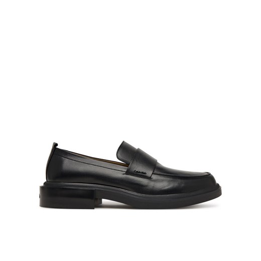 Calvin Klein Loafersy Cupped Band Loafer Lth HM0HM02065 Czarny ze sklepu MODIVO w kategorii Półbuty męskie - zdjęcie 187692363