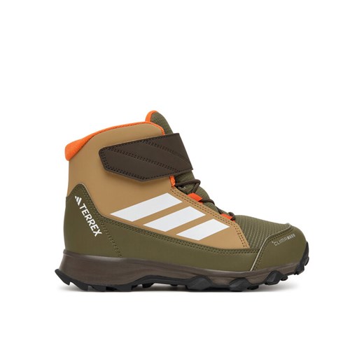 adidas Trekkingi Terrex Snow Cw JR4189 Brązowy ze sklepu MODIVO w kategorii Buty trekkingowe dziecięce - zdjęcie 187692403