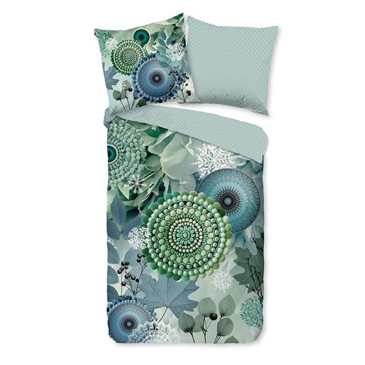 Hip Komplet pościeli flanelowej &quot;Iselin&quot; w kolorze turkusowo-zielonym ze sklepu Limango Polska w kategorii Pościele - zdjęcie 187693542