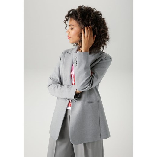 Aniston Blezer w kolorze jasnoszarym ze sklepu Limango Polska w kategorii Marynarki damskie - zdjęcie 187693723