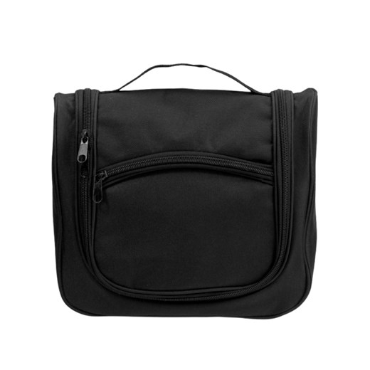 Czarna kosmetyczka 26x23x8cm ze sklepu Słoń Torbalski w kategorii Kosmetyczki męskie - zdjęcie 187694874