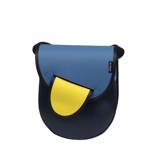 granatowa torebka damska skórzana na ramię City Light ze sklepu Słoń Torbalski w kategorii Listonoszki - zdjęcie 187694880