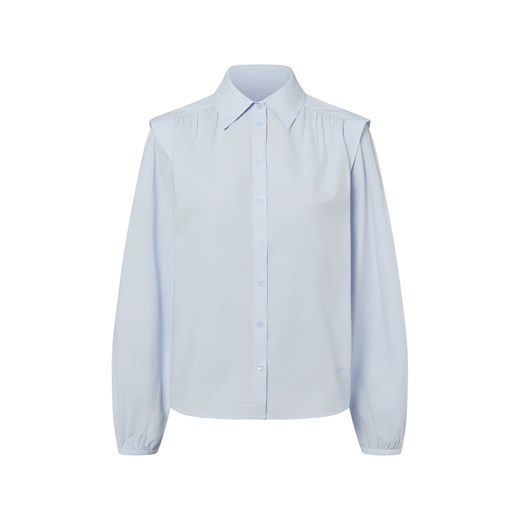 BOSS Orange Damska bluzka koszulowa - C_Bosally Kobiety Bawełna jasnoniebieski 34 vangraaf