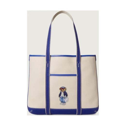 POLO RALPH LAUREN Torebka na ramię | z dodatkiem skóry ze sklepu Gomez Fashion Store w kategorii Torby Shopper bag - zdjęcie 187696761