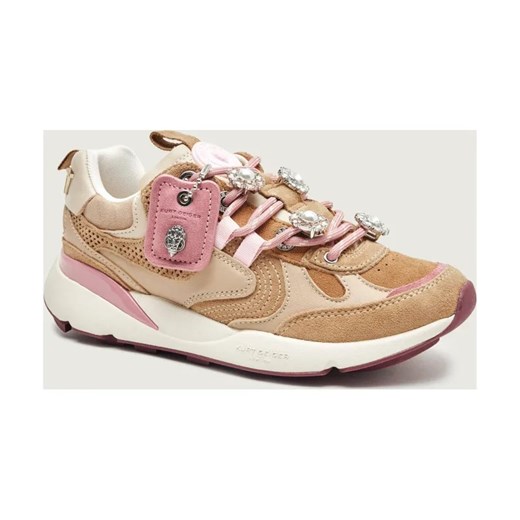 Kurt Geiger Sneakersy 225-KURT | zamsz ze sklepu Gomez Fashion Store w kategorii Buty sportowe damskie - zdjęcie 187696813