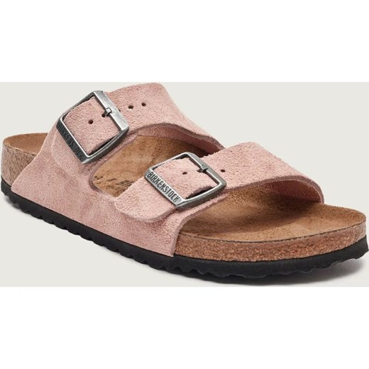 Birkenstock Klapki Arizona LEVE| narrow fit | zamsz ze sklepu Gomez Fashion Store w kategorii Klapki damskie - zdjęcie 187696871