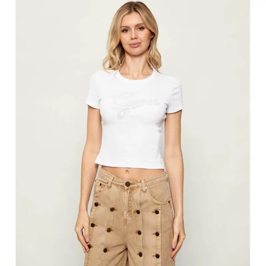 GUESS T-shirt | Cropped Fit ze sklepu Gomez Fashion Store w kategorii Bluzki damskie - zdjęcie 187697003